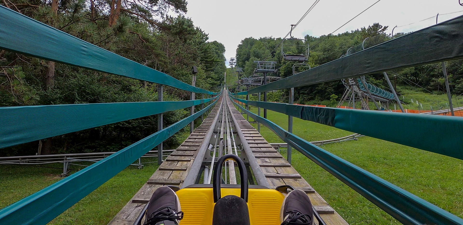 Summer of Sam Wisp Resort Sam s 1st Mountain Coaster We Were