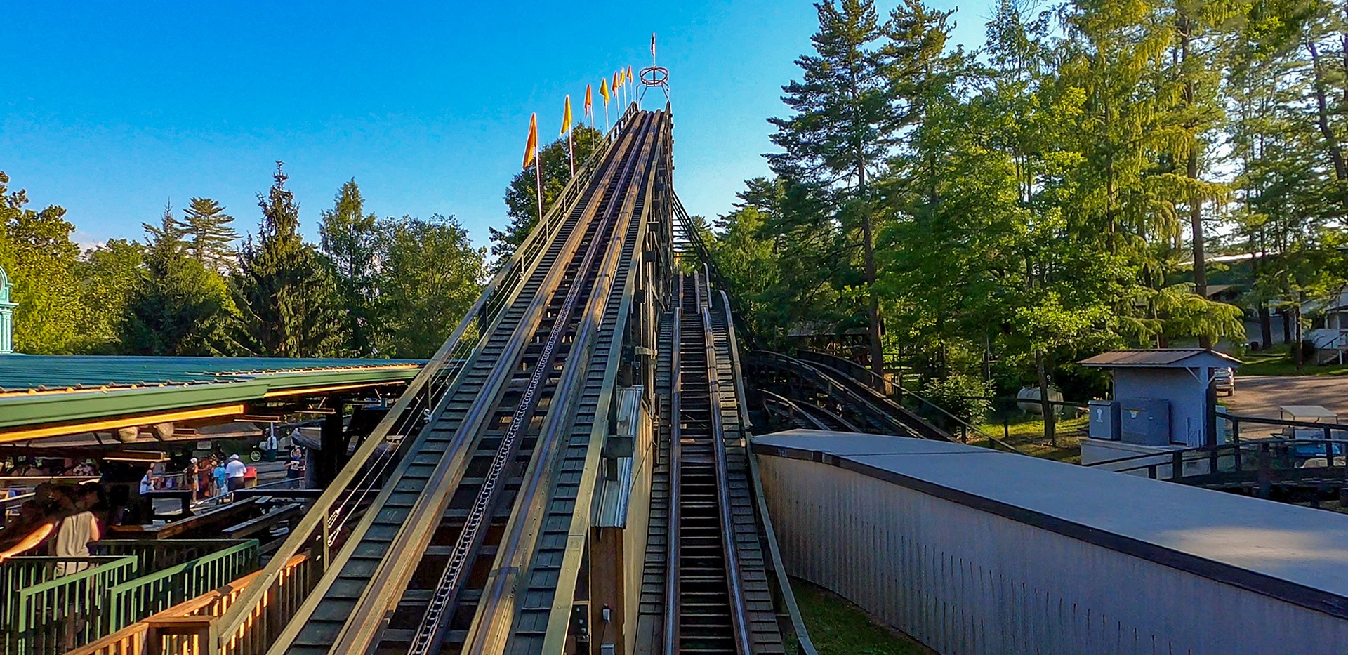 Roller Coaster DataBase  Knoebels amusement park, Roller coaster